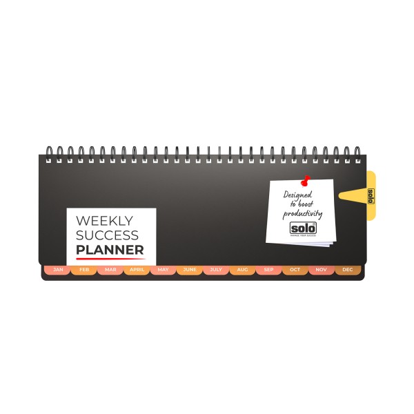 2022 Weekly Success Planner, Hard Back Cover, 53 Weeks, Undated , Re-Attachable Monthly Calendars…